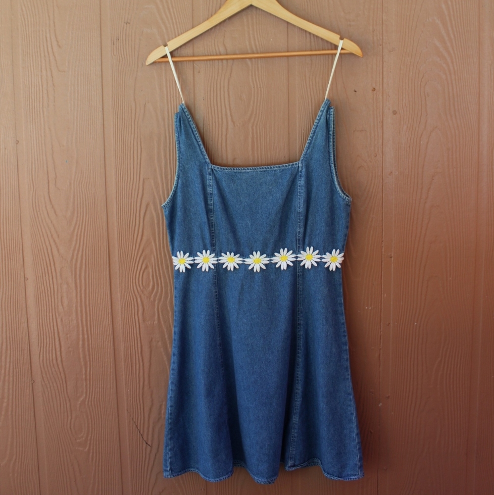 Jalate Denim Flower Dress